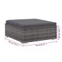 Set de sofás de jardín 6 piezas y cojines ratán sintético gris de , Conjuntos de jardín - Ref: Foro24-44432, Precio: 502,03 €...