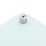 Kitchen splash protection white tempered glass 90x50 cm by vidaXL, Kitchen tools and utensils - Ref: Foro24-249458, Price: 42...