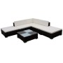 6-teiliges Gartenmöbel-Set und Kissen Kunstrattan braun von , Gartensets - Ref: Foro24-42085, Preis: 664,29 €, Rabatt: %