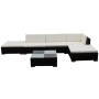 6-teiliges Gartenmöbel-Set und Kissen Kunstrattan braun von , Gartensets - Ref: Foro24-42085, Preis: 664,29 €, Rabatt: %
