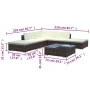 Garden furniture set 6 pieces with brown synthetic rattan cushions by , Garden sets - Ref: Foro24-42085, Price: 652,65 €, Dis...