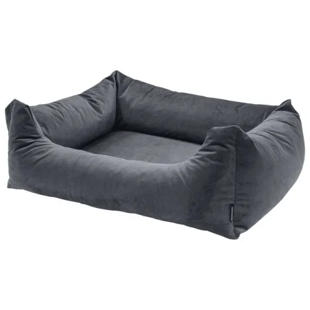 Madison Velvet graues Hundebett 80x67x22 cm von , Betten für Hunde - Ref: Foro24-444481, Preis: 86,88 €, Rabatt: %