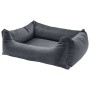 Madison Velvet graues Hundebett 80x67x22 cm von , Betten für Hunde - Ref: Foro24-444481, Preis: 75,92 €, Rabatt: %