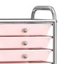 Portable storage cart with 10 plastic drawers in pink ombre by , Cargo forklifts - Ref: Foro24-320404, Price: 68,93 €, Discou...