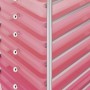 Carrito de almacenaje portátil 10 cajones plástico ombre rosa