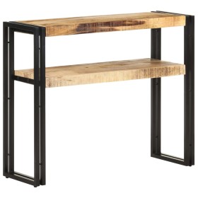 Konsolentisch aus rauem Mangoholz 90x30x75 cm von , Seitentische - Ref: Foro24-321096, Preis: 127,96 €, Rabatt: %