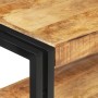 Mesa consola de madera de mango rugosa 90x30x75 cm