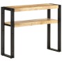 Rough mango wood console table 90x30x75 cm by , Side tables - Ref: Foro24-321096, Price: 127,96 €, Discount: %