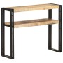 Rough mango wood console table 90x30x75 cm by , Side tables - Ref: Foro24-321096, Price: 127,96 €, Discount: %