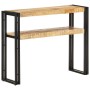 Rough mango wood console table 90x30x75 cm by , Side tables - Ref: Foro24-321096, Price: 127,96 €, Discount: %