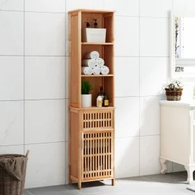 Badmöbel aus massivem Nussbaumholz 42x29x182 cm von , Schließfächer und Lagerschränke - Ref: Foro24-350356, Preis: 164,67 €, ...