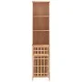 Solid walnut wood bathroom cabinet 42x29x182 cm by , Lockers and storage cabinets - Ref: Foro24-350356, Price: 164,67 €, Disc...