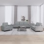 Juego de sofás 3 piezas tela gris claro de , Sofás - Ref: Foro24-3201866, Precio: 711,59 €, Descuento: %