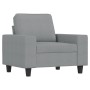 3-piece light gray fabric sofa set by , Sofas - Ref: Foro24-3201866, Price: 711,59 €, Discount: %