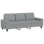 Juego de sofás 3 piezas tela gris claro de , Sofás - Ref: Foro24-3201866, Precio: 711,59 €, Descuento: %