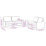 Set aus 2-teiligen Sofas aus hellgelbem Stoff von , Sofas - Ref: Foro24-3201887, Preis: 453,92 €, Rabatt: %