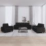 Set aus 3-teiligem Sofa aus schwarzem Stoff von , Sofas - Ref: Foro24-3201870, Preis: 735,10 €, Rabatt: %