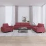 Set aus 3-teiligen Sofas rot-roter Stoff von , Sofas - Ref: Foro24-3201872, Preis: 663,71 €, Rabatt: %