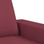 Set aus 3-teiligen Sofas rot-roter Stoff von , Sofas - Ref: Foro24-3201872, Preis: 663,71 €, Rabatt: %