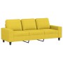 4-piece light yellow fabric sofa set by , Sofas - Ref: Foro24-3201879, Price: 791,98 €, Discount: %
