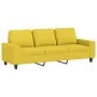 4-piece light yellow fabric sofa set by , Sofas - Ref: Foro24-3201879, Price: 779,43 €, Discount: %