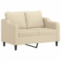 3-piece sofa set with cream fabric cushions by , Sofas - Ref: Foro24-3201788, Price: 689,74 €, Discount: %