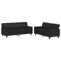 Set mit 2 Stück Sofas Kunstleder schwarz von , Sofas - Ref: Foro24-3201914, Preis: 500,73 €, Rabatt: %