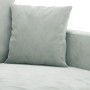 Sofagarnitur mit 2 Stück hellgrauen Samtkissen von , Sofas - Ref: Foro24-3201720, Preis: 428,34 €, Rabatt: %