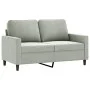 3-piece light gray velvet sofa set with cushions by , Sofas - Ref: Foro24-3201954, Price: 601,06 €, Discount: %