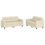 2-piece cream synthetic leather sofa set with cushions by , Sofas - Ref: Foro24-3202363, Price: 508,35 €, Discount: %