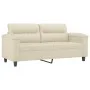 2-piece cream synthetic leather sofa set with cushions by , Sofas - Ref: Foro24-3202363, Price: 473,42 €, Discount: %