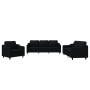 Set Sofas mit Kissen 3 Stück schwarzer Stoff von , Sofas - Ref: Foro24-3201774, Preis: 588,68 €, Rabatt: %