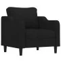 Three-piece sofa set with black fabric cushions by , Sofas - Ref: Foro24-3201774, Price: 622,09 €, Discount: %