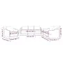 Set Sofas mit Kissen 3 Stück schwarzer Stoff von , Sofas - Ref: Foro24-3201774, Preis: 622,09 €, Rabatt: %