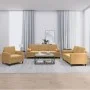 Set Sofas mit Kissen 3 Stück brauner Samt von , Sofas - Ref: Foro24-3201961, Preis: 646,81 €, Rabatt: %