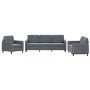 Dreiteiliges dunkelgraues Samtsofa-Set von , Sofas - Ref: Foro24-3201935, Preis: 588,67 €, Rabatt: %