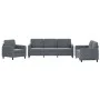 Dreiteiliges dunkelgraues Samtsofa-Set von , Sofas - Ref: Foro24-3201935, Preis: 599,48 €, Rabatt: %