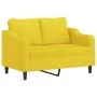 3-piece sofa set with light yellow fabric cushions by , Sofas - Ref: Foro24-3201847, Price: 463,13 €, Discount: %
