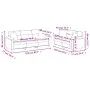 2-piece sofa set with cream microfiber fabric cushions by , Sofas - Ref: Foro24-3202354, Price: 580,98 €, Discount: %