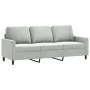 Sofagarnitur mit 2 Stück hellgrauen Samtkissen von , Sofas - Ref: Foro24-3201516, Preis: 477,33 €, Rabatt: %