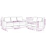 Sofagarnitur mit 2 Stück hellgrauen Samtkissen von , Sofas - Ref: Foro24-3201516, Preis: 476,84 €, Rabatt: %