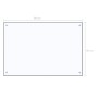 Protector contra salpicaduras cocina vidrio templado 90x60 cm by vidaXL, Kitchen tools and utensils - Ref: Foro24-249474, Pri...