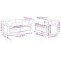 Sofagarnitur mit 2 Stück Kissen Kunstleder rot rot von , Sofas - Ref: Foro24-3202375, Preis: 503,65 €, Rabatt: %