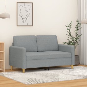 Light gray fabric 2-seater sofa, 120 cm by , Sofas - Ref: Foro24-359470, Price: 231,21 €, Discount: %