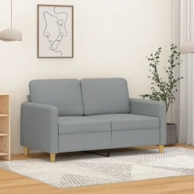 Light gray fabric 2-seater sofa, 120 cm by , Sofas - Ref: Foro24-359470, Price: 227,08 €, Discount: %