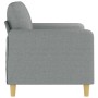 2-Sitzer-Sofa aus hellgrauem Stoff 120 cm von , Sofas - Ref: Foro24-359470, Preis: 231,21 €, Rabatt: %