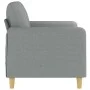 Light gray fabric 2-seater sofa, 120 cm by , Sofas - Ref: Foro24-359470, Price: 226,14 €, Discount: %