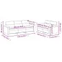 Sofa set with cushions 2 pieces cream microfiber fabric by , Sofas - Ref: Foro24-3202342, Price: 560,74 €, Discount: %
