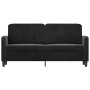 2-seater black velvet sofa 140 cm by , Sofas - Ref: Foro24-359447, Price: 195,31 €, Discount: %