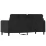 2-Sitzer-Sofa aus schwarzem Samt 140 cm von , Sofas - Ref: Foro24-359447, Preis: 192,34 €, Rabatt: %